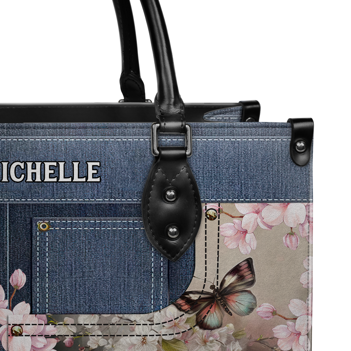 Black Interior -  Life Is Better With Books HHAY1702005A Leather Bag