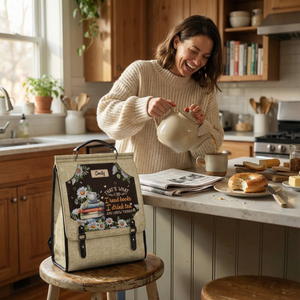 Thats What I Do I Read Books I Drink Tea And I Know Things NNRZ12010308YV Leather Backpack
