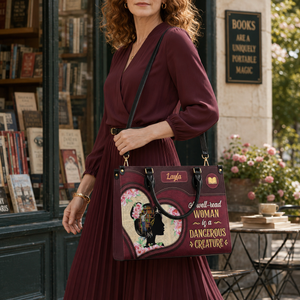 A Well Read Woman Is A Dangerous Creature DNRZ1702003A Leather Bag