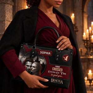 Black Interior -  Dracula Bram Stoker I Have Crossed Oceans Of Time To Find You TTLZ1802006A Leather Bag