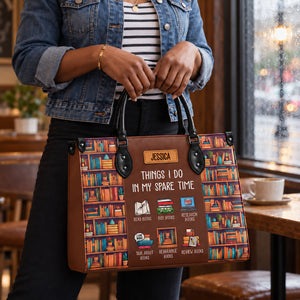 Black Interior -  Things I Do In My Spare Time HHRZ03087837YK Leather Bag
