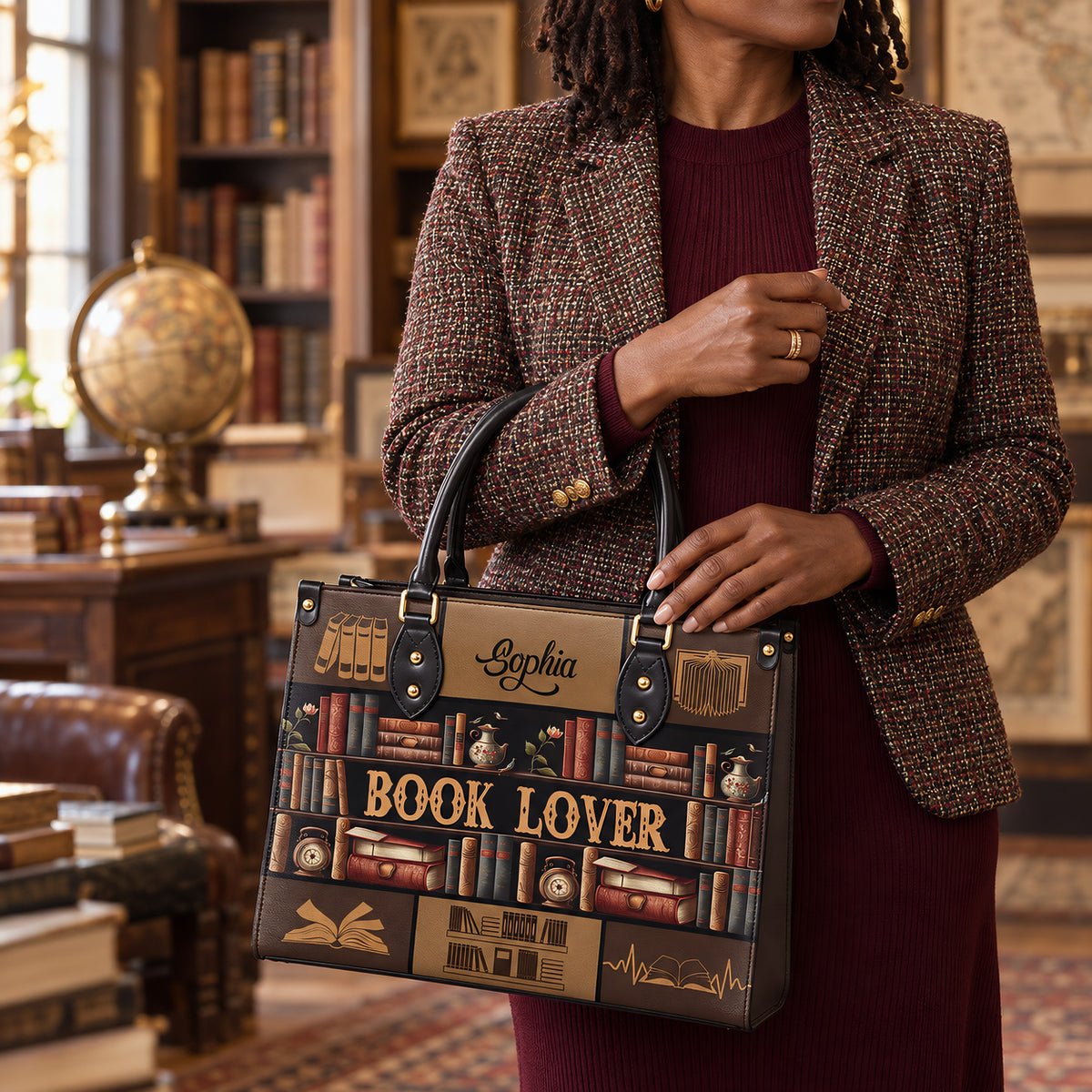 Book Lover NQAY1802001A Leather Bag