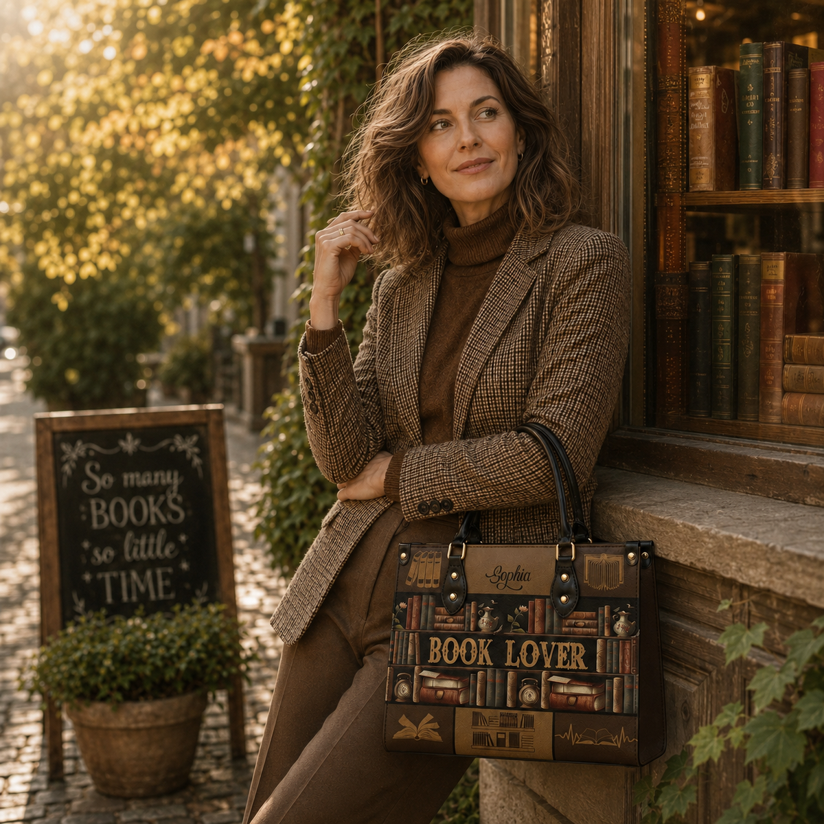 Book Lover NQAY1802001A Leather Bag