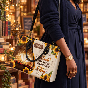 Books May Well Be The Only One True Magic NQAY1702003A Leather Bag