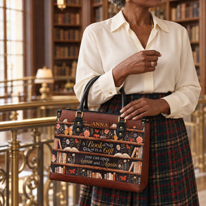Custom Quote Bookshelf HTRZ29079978JK Leather Bag