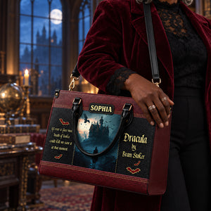 Dracula Bram Stoker A Face Meant Dead TTLZ1902003A Leather Bag