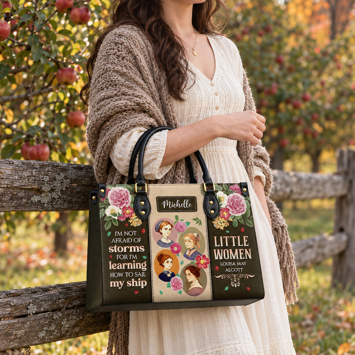 Little Women Im Not Afraid Of Storms DNRZ2102002A Leather Bag