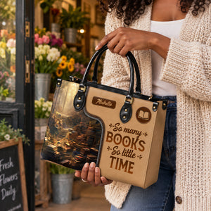 So Many Books So Little Time HTRZ20119028QF Leather Bag