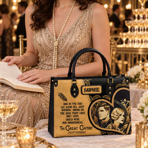 The Great Gatsby F Scott Fitzgerald Love Could Heal Our Brokenness TTLZ2202002A Leather Bag