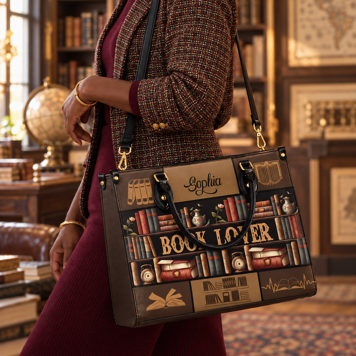 Book Lover NQAY1802001A Leather Bag
