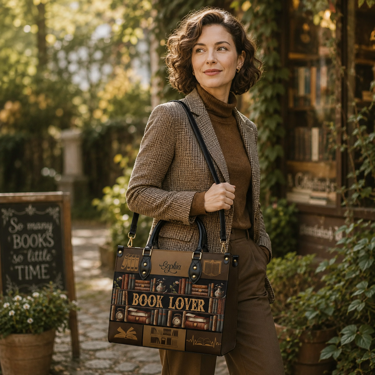 Book Lover NQAY1802001A Leather Bag