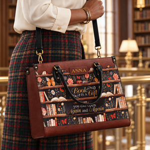 Custom Quote Bookshelf HTRZ29079978JK Leather Bag