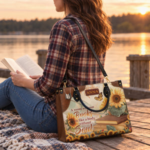 Custom Quote Sunflower HTRZ29072526MN Leather Bag