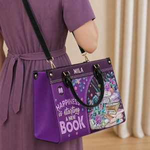 Happiness Is Starting A New Book HHRZ1902002A Leather Bag