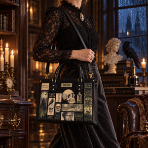 Horror Books HHRZ25109132CA Leather Bag