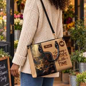 So Many Books So Little Time HTRZ20119028QF Leather Bag