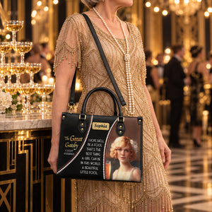 The Great Gatsby F Scott Fitzgerald Daisy A Beautiful Little Fool TTLZ2202001A Leather Bag