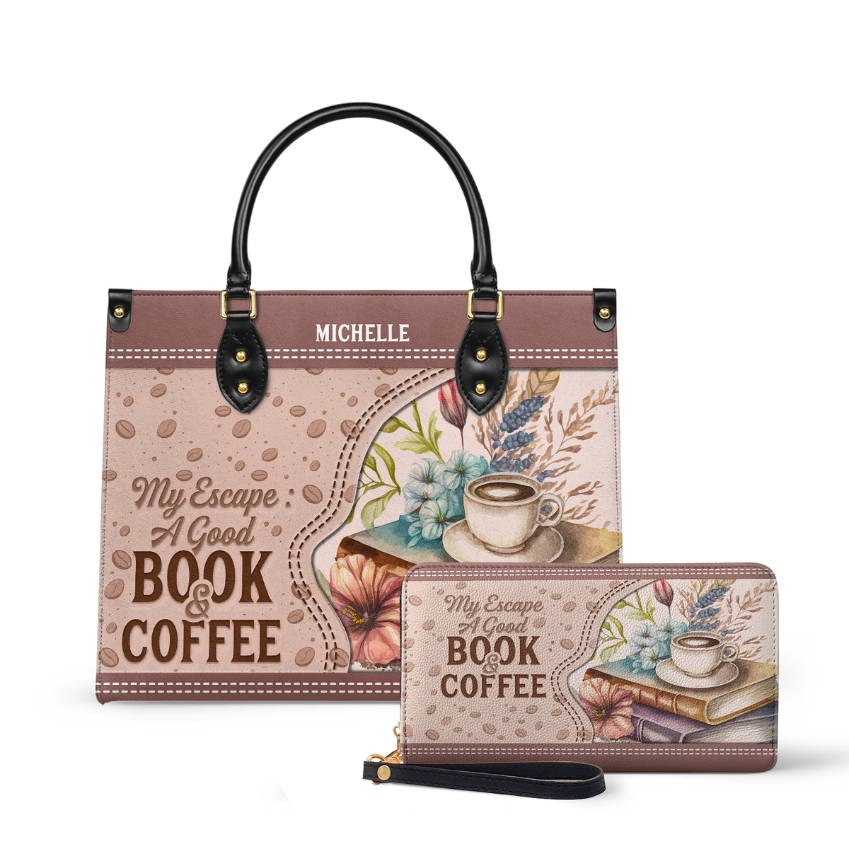 My Escape A Good Book And Coffee HHAY1802001A Leather Bag