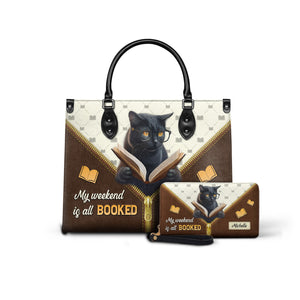 Black Interior -  My Weekend Is All Booked DNRZ1702006A Leather Bag