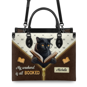 Black Interior -  My Weekend Is All Booked DNRZ1702006A Leather Bag