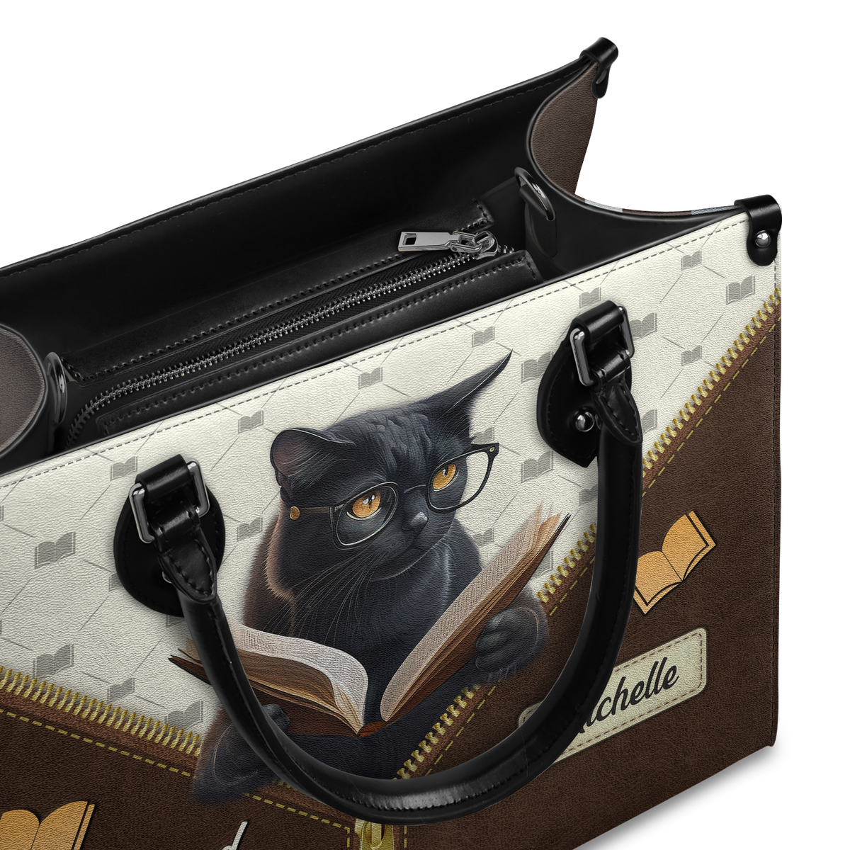 Black Interior -  My Weekend Is All Booked DNRZ1702006A Leather Bag