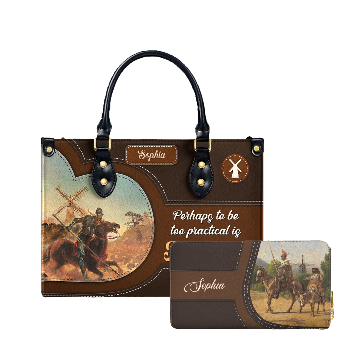 Perhaps To Be Too Practical Is Madness DNRZ0903003A Leather Bag