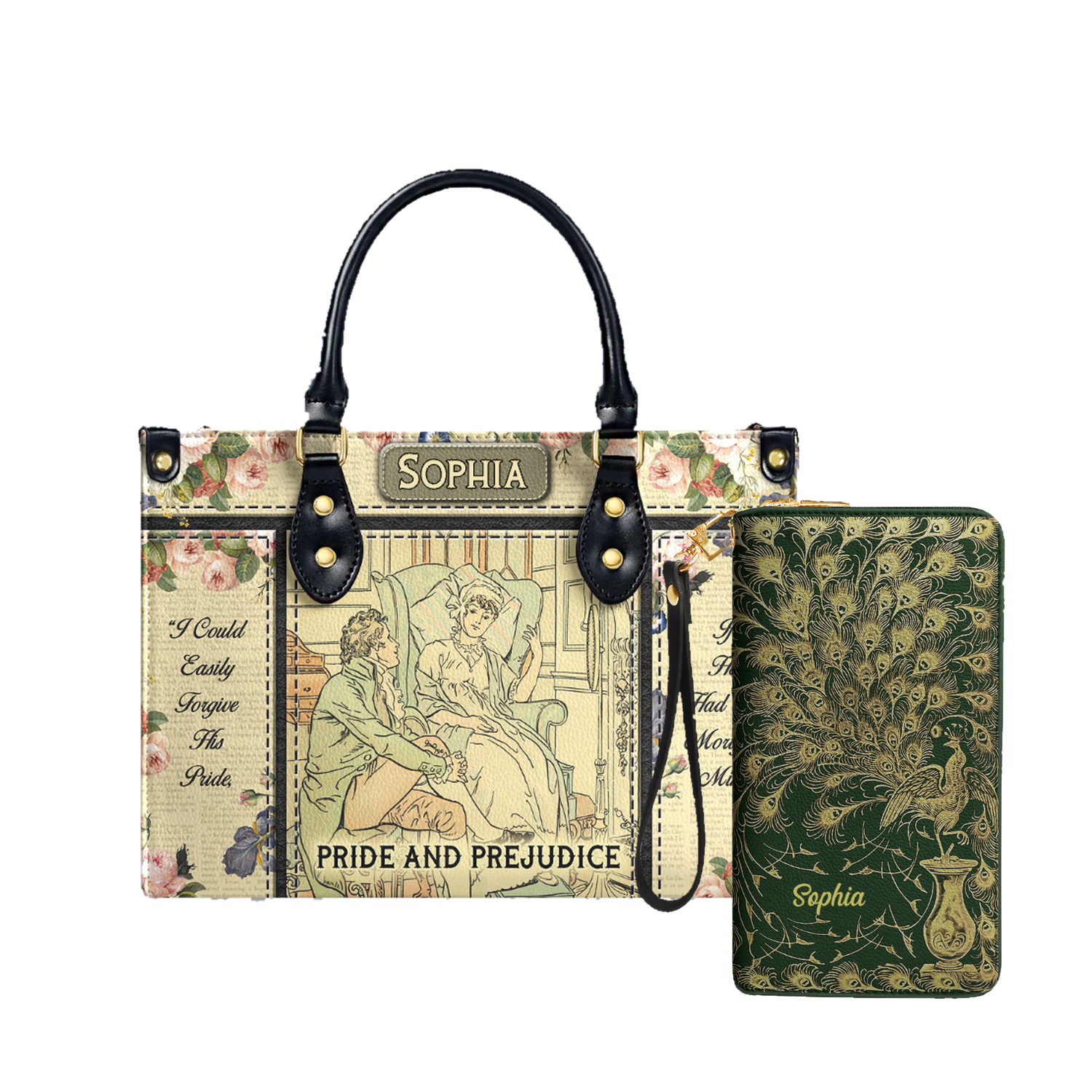 Pride And Prejudice I Could Easily Forgive His Pride NQAY0903004A Leather Bag