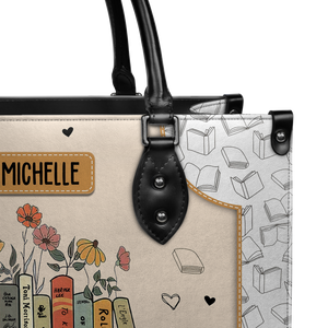 Black Interior -  Read Banned Books HHRZ03085900VY Leather Bag