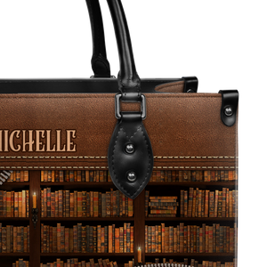 Black Interior -  Read Book Be Happy DNRZ1702002A Leather Bag