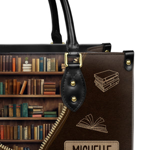 Readers Are Leaders HHRZ17015137IQ Leather Bag