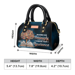 Reading Can Seriously Damage Your Ignorance HHRZ28100333XV Mini Satchel