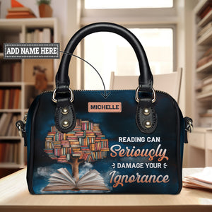 Reading Can Seriously Damage Your Ignorance HHRZ28100333XV Mini Satchel