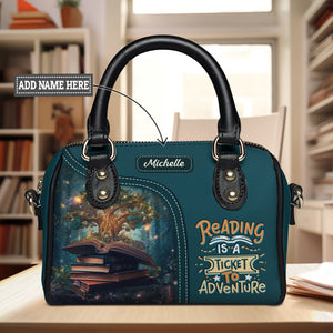 Reading Is A Ticket To Adventure TTRZ21083260VT Mini Satchel