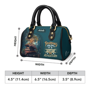 Reading Is A Ticket To Adventure TTRZ21083260VT Mini Satchel