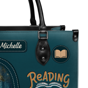 Black Interior -  Reading Is A Ticket To Adventure HHRZ03089833KD Leather Bag