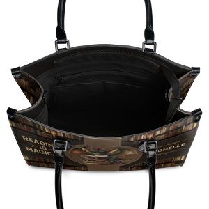 Black Interior -  Reading Is Magical HTRZ02046467RY Leather Bag