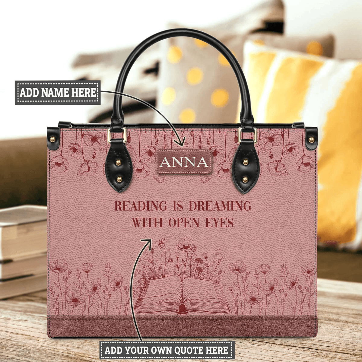 Custom Quote Minimalist HTRZ29076183TW Leather Bag