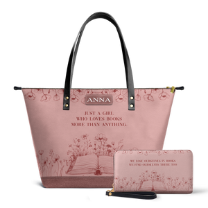 Custom Quote Minimalist TTRZ30101353QQ Leather Tote Bag
