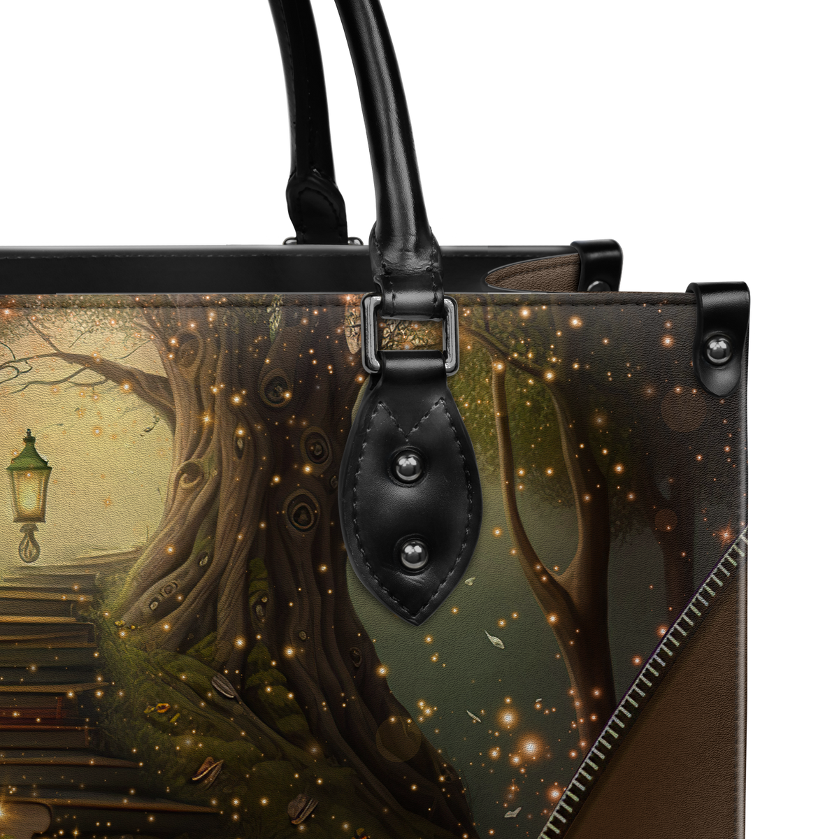 Black Interior -  Reading Takes You On The Greatest Adventure HHAY1802003A Leather Bag