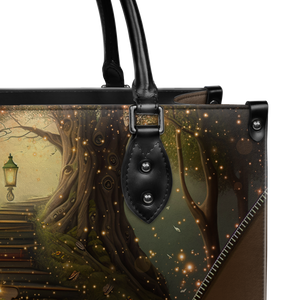 Black Interior -  Reading Takes You On The Greatest Adventure HHAY1802003A Leather Bag