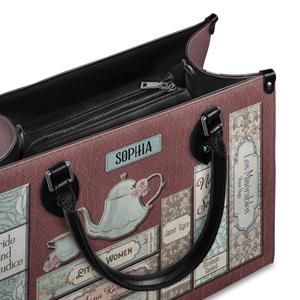Black Interior -  Romance Books HHRZ25100436XF Leather Bag
