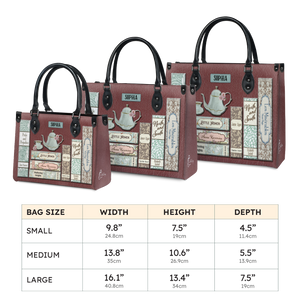 Black Interior -  Romance Books HHRZ25100436XF Leather Bag