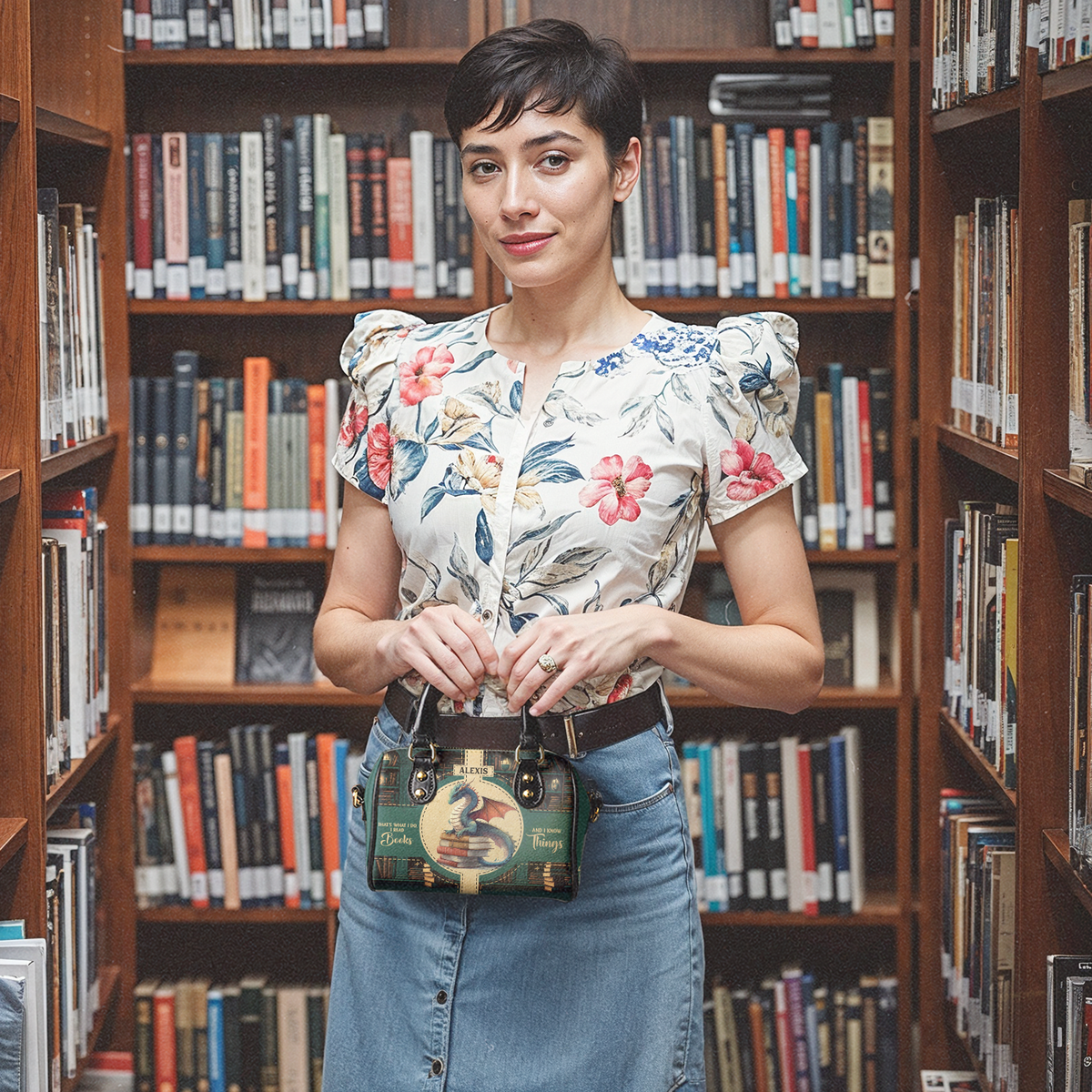 Thats What I Do I Read Books And I Know Things DNRZ22085226MB Mini Satchel