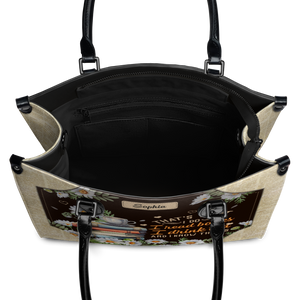 Black Interior -  Thats What I Do I Read Books I Drink Tea And I Know Things HTRZ20116242WK Leather Bag