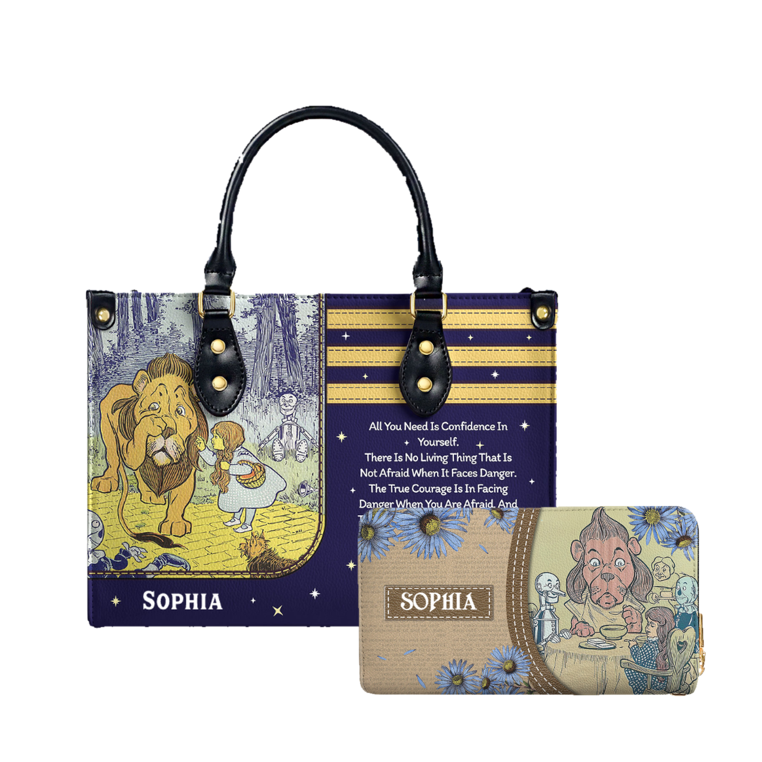 The Wonderful Wizard Of Oz All You Need Is Confidence In Yourself NQAY1003002A Leather Bag