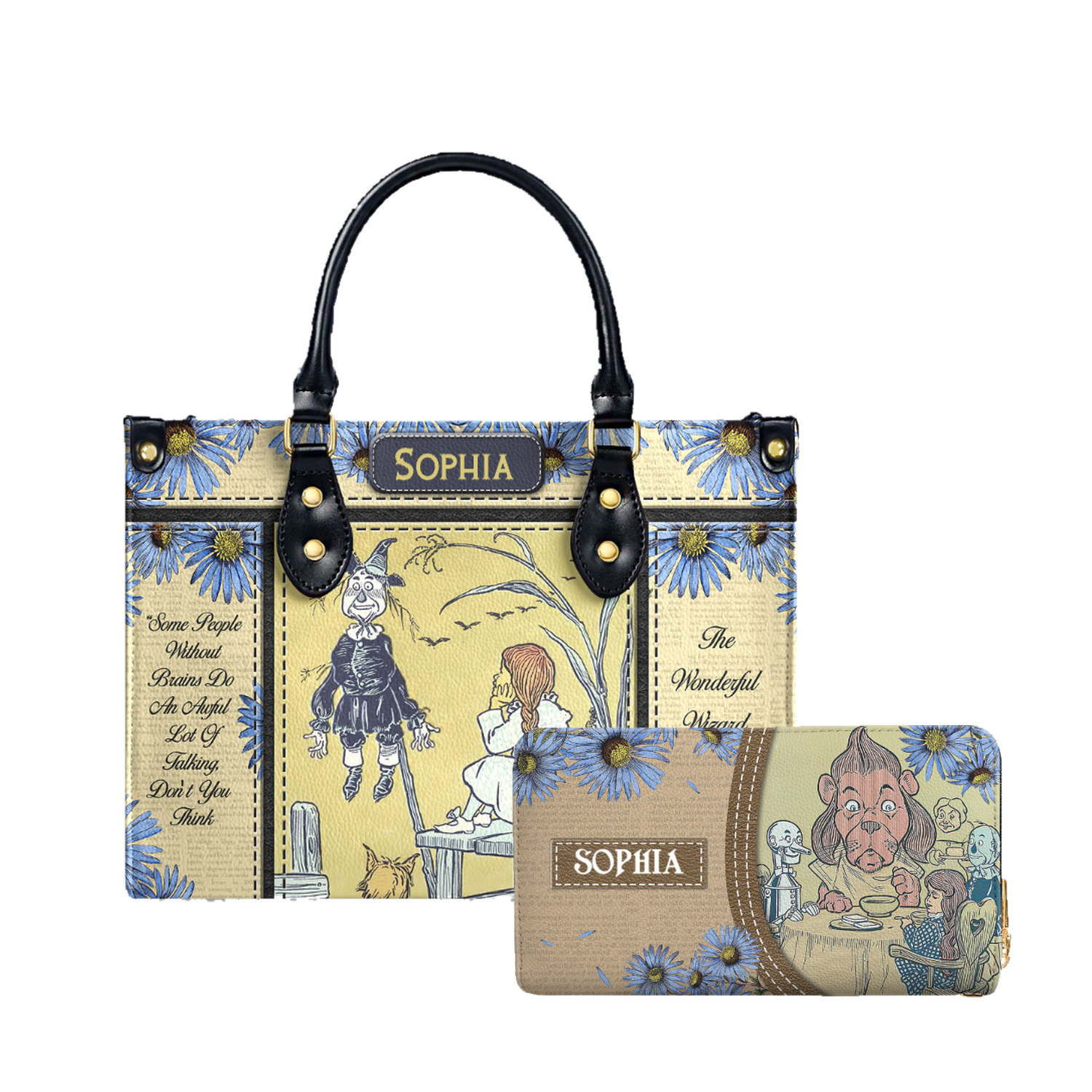 The Wonderful Wizard Of Oz Some People Without Brains Do An Awful Lot Of Talking NQAY1003003A Leather Bag