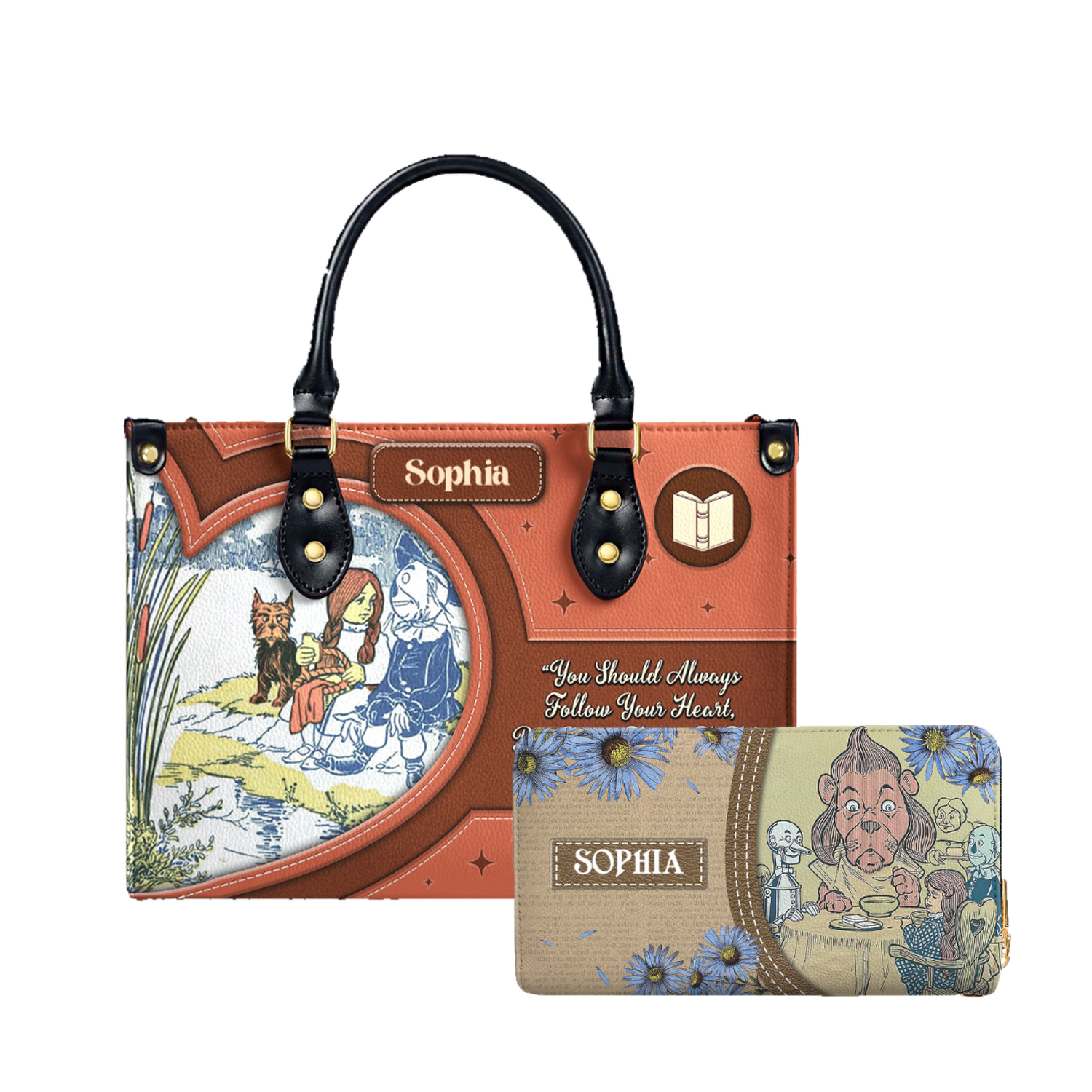 The Wonderful Wizard Of Oz You Should Always Follow Your Heart NQAY1301001A Leather Bag