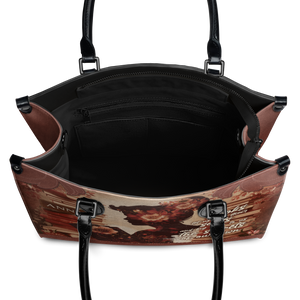 Black Interior -  Custom Quote Vintage Woman HTRZ29078610XL Leather Bag