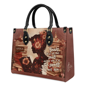 Custom Quote Vintage Woman HTRZ29078610XL Leather Bag