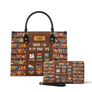 Things I Do In My Spare Time HHRZ03087837YK Leather Bag